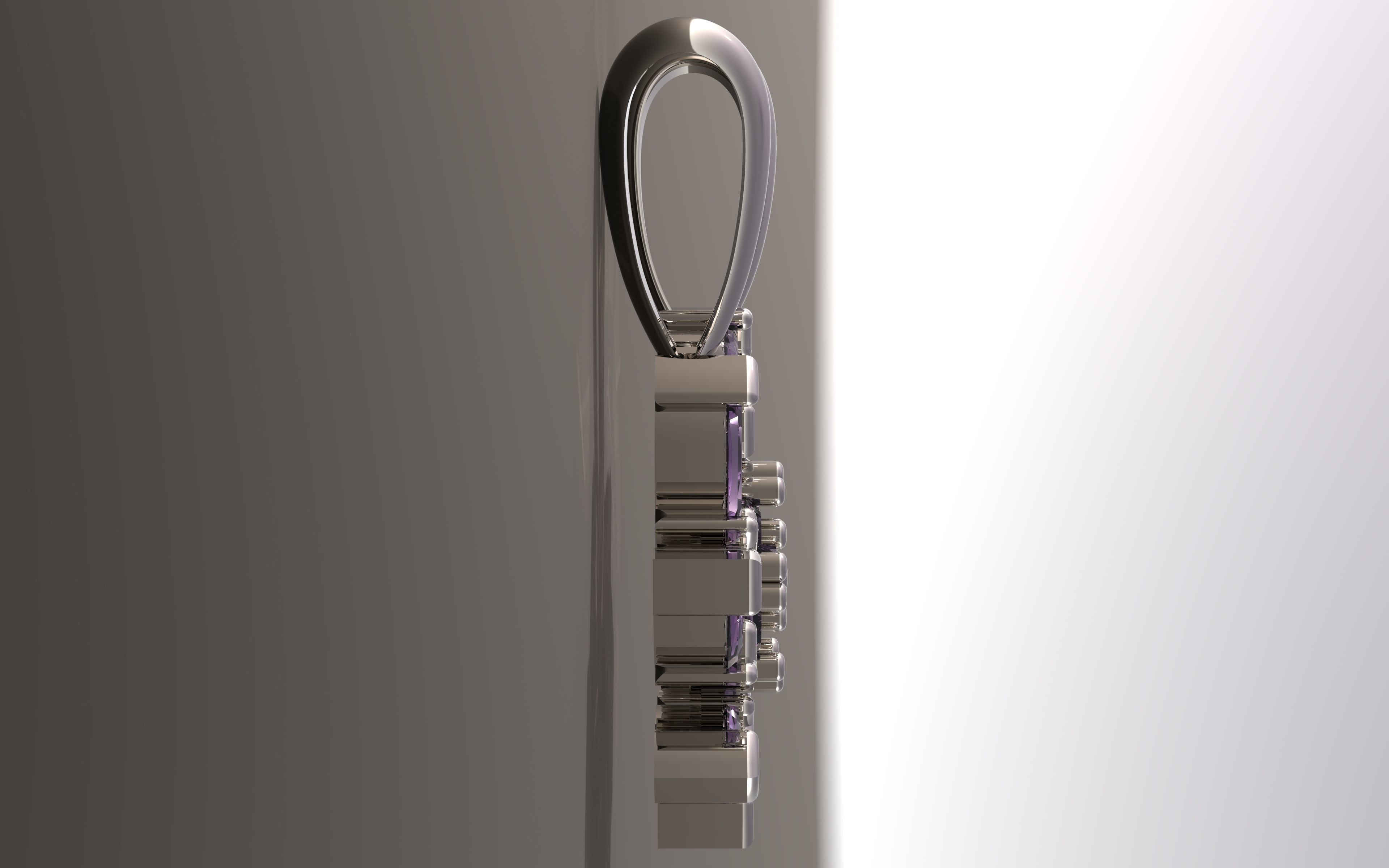 BEUTIFULL MARQUISE PENDANT 3D print model_8