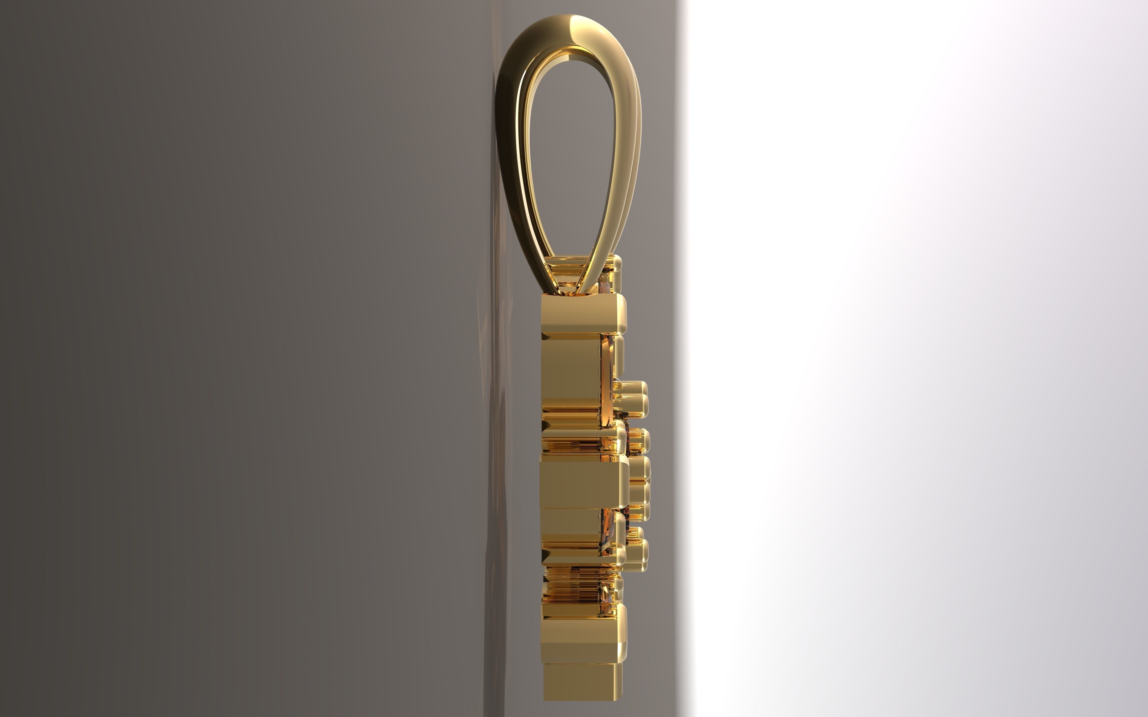 BEUTIFULL MARQUISE PENDANT 3D print model_6