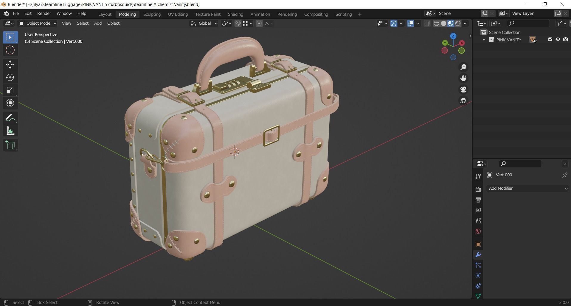 Steamline Alchemist Vanity 3D model_11
