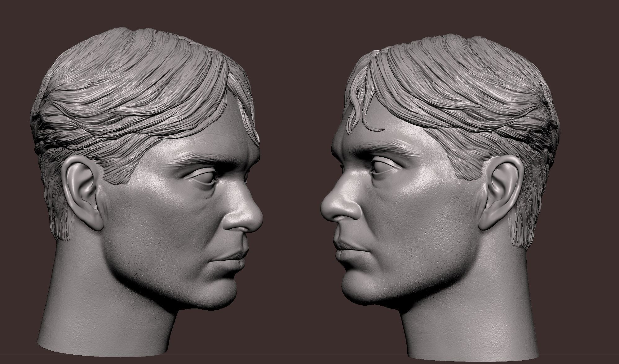 Cillian Murphy Head 3D model 3D printable | CGTrader