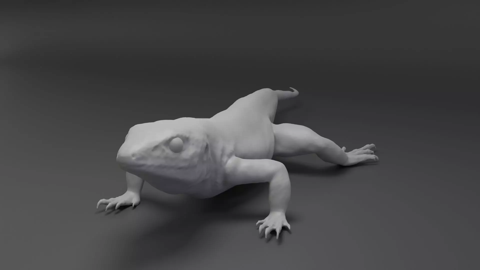 Lizard Sculpt 3D model_0