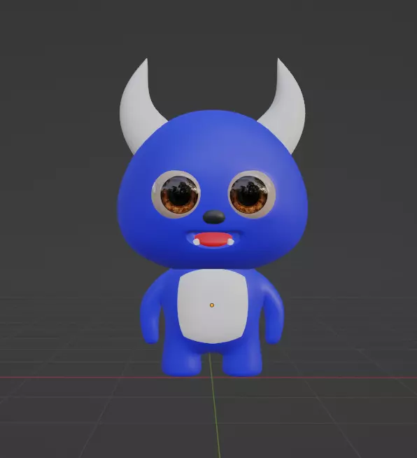 Baby Monster 3D model_0