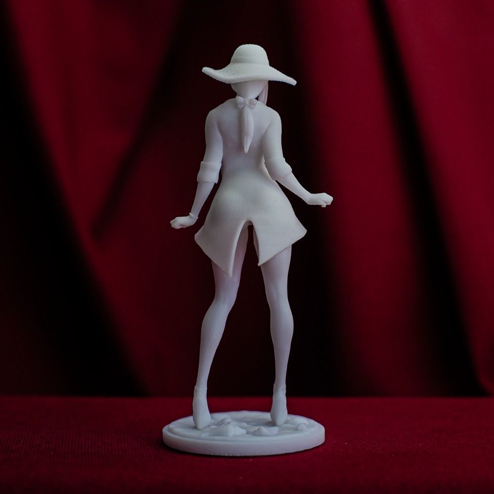 3D Print model - Girl on the beach - b 3D print model_3