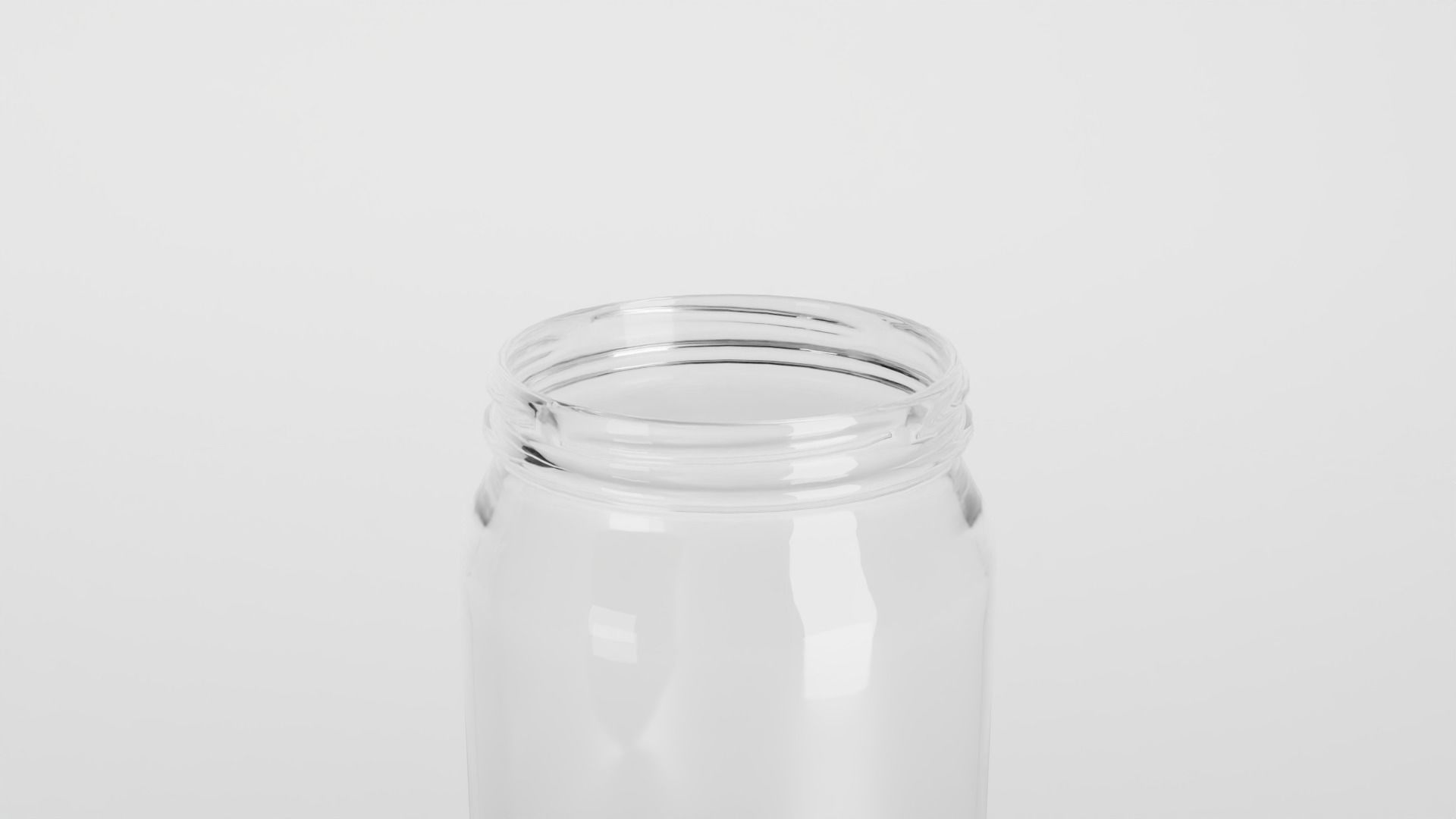 Glass jar Low-poly 3D model_11