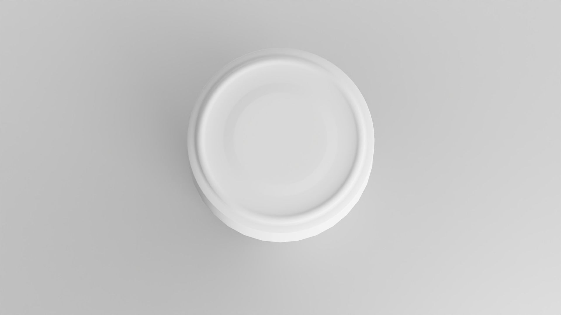 Glass jar Low-poly 3D model_16