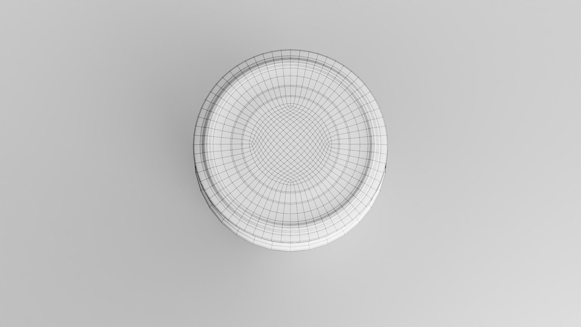 Glass jar Low-poly 3D model_28