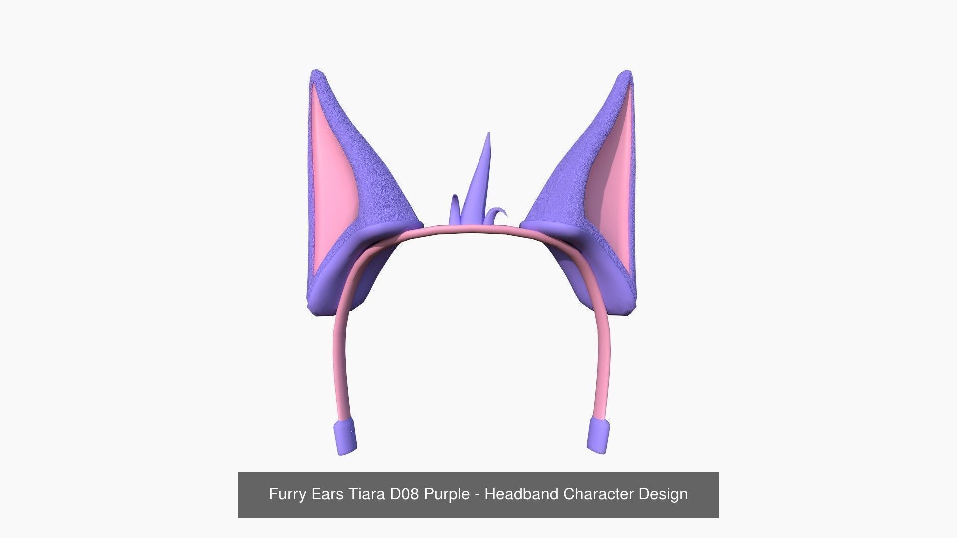 10 Furry Ears Tiara D Collection - Headband Character Design _15