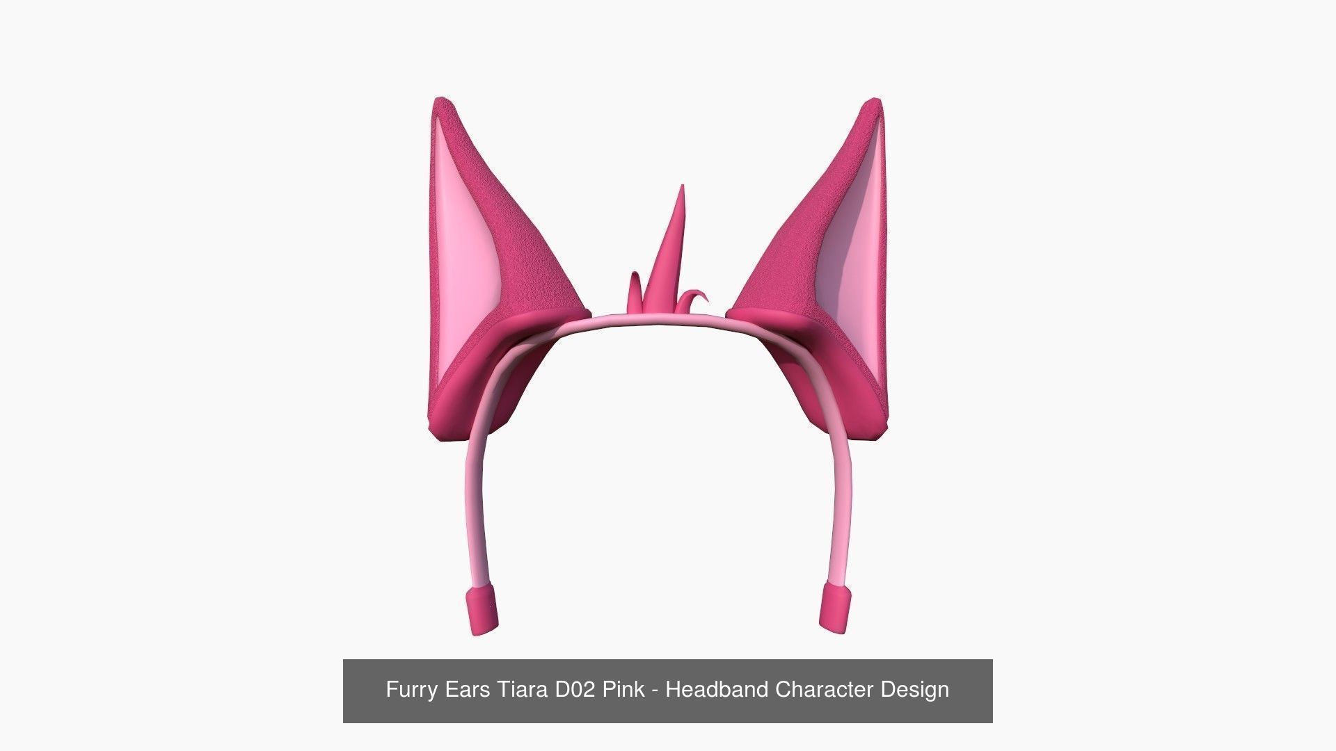 10 Furry Ears Tiara D Collection - Headband Character Design _3