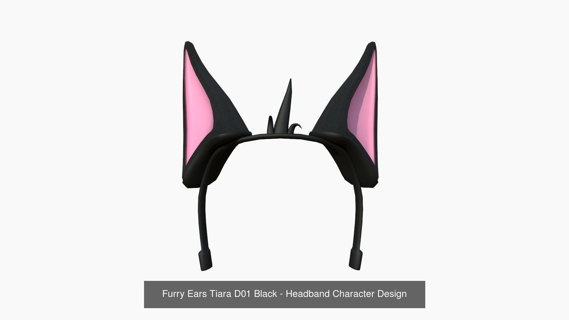 10 Furry Ears Tiara D Collection - Headband Character Design _1