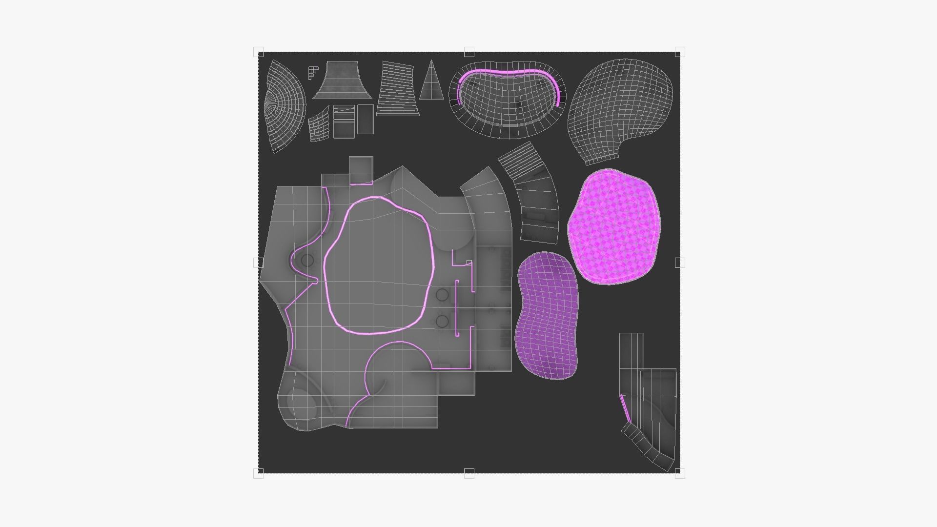 Night Club Complete - Interior Exterior Environment Design Low-poly 3D model_49