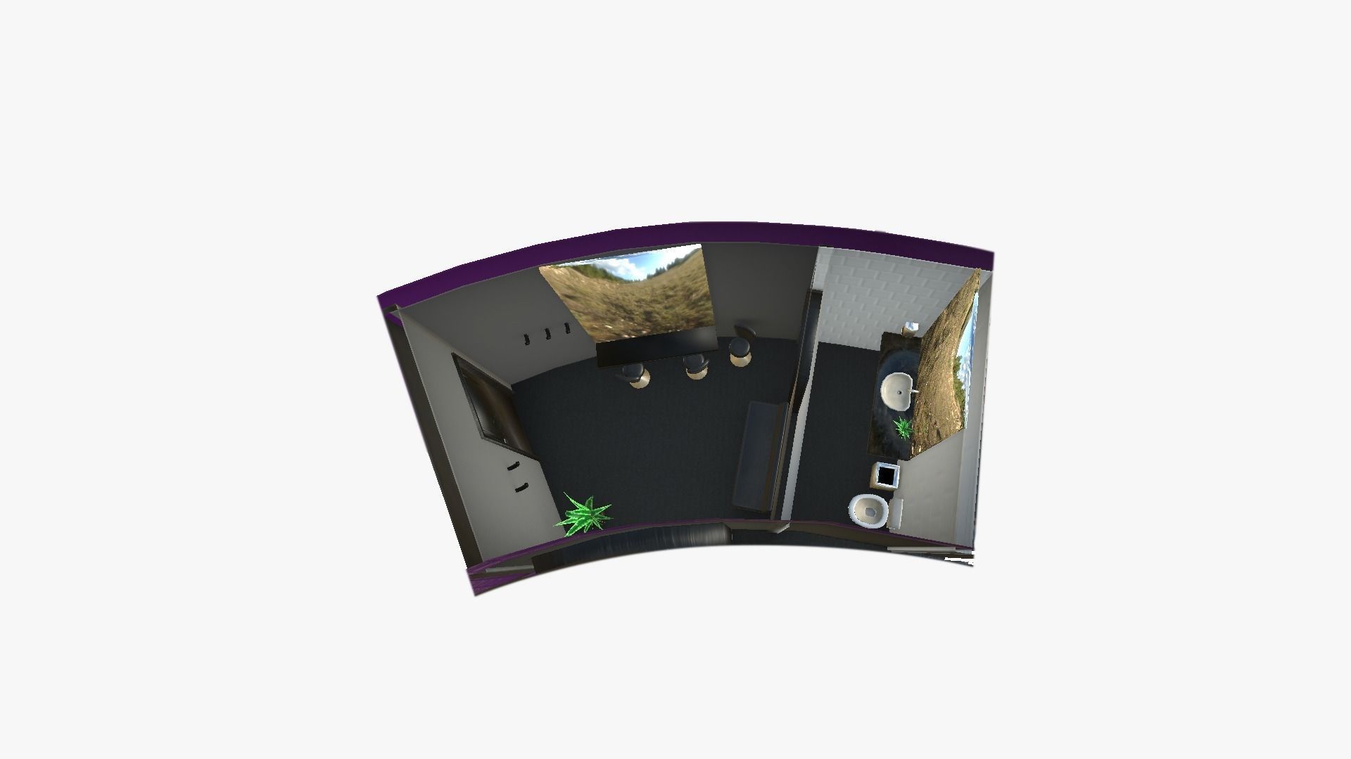 Night Club Complete - Interior Exterior Environment Design Low-poly 3D model_28