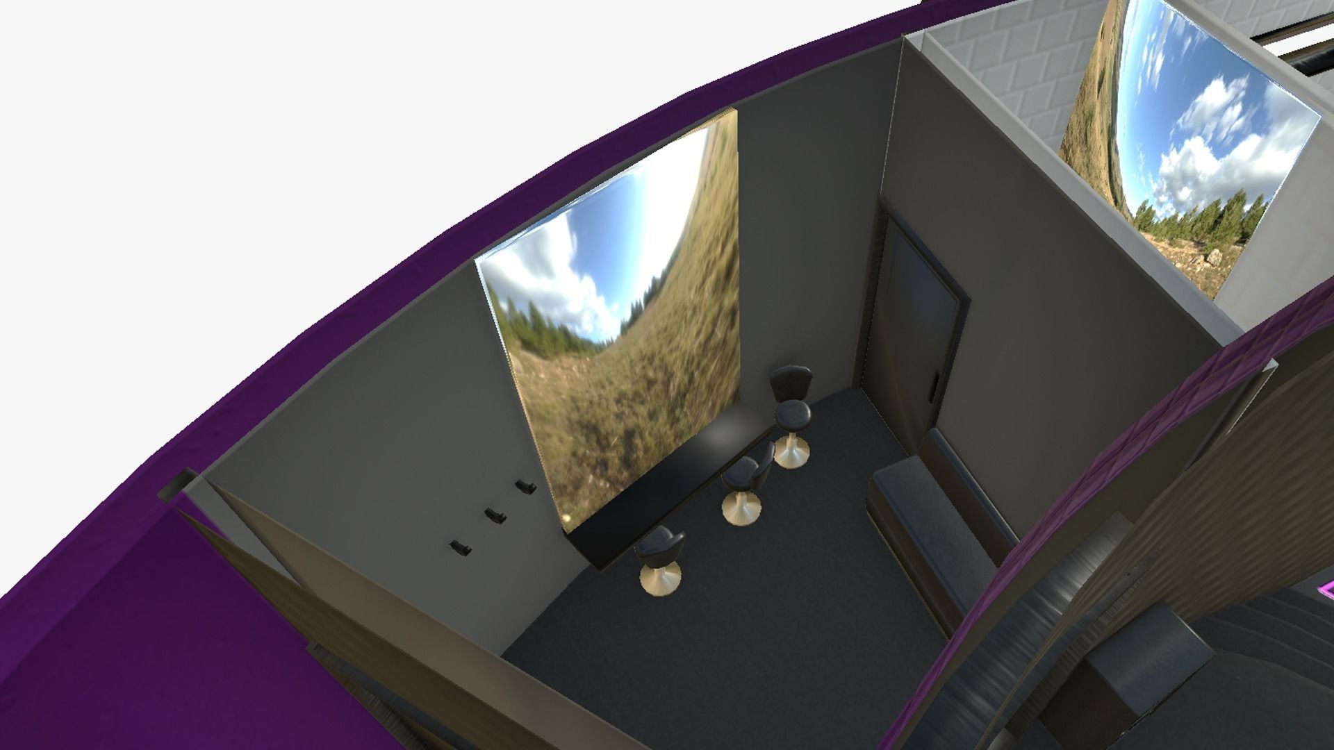 Night Club Complete - Interior Exterior Environment Design Low-poly 3D model_26