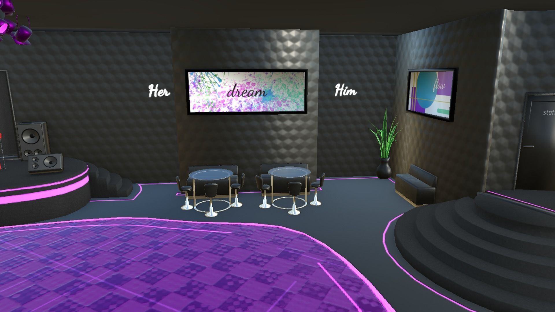 Night Club Complete - Interior Exterior Environment Design Low-poly 3D model_7