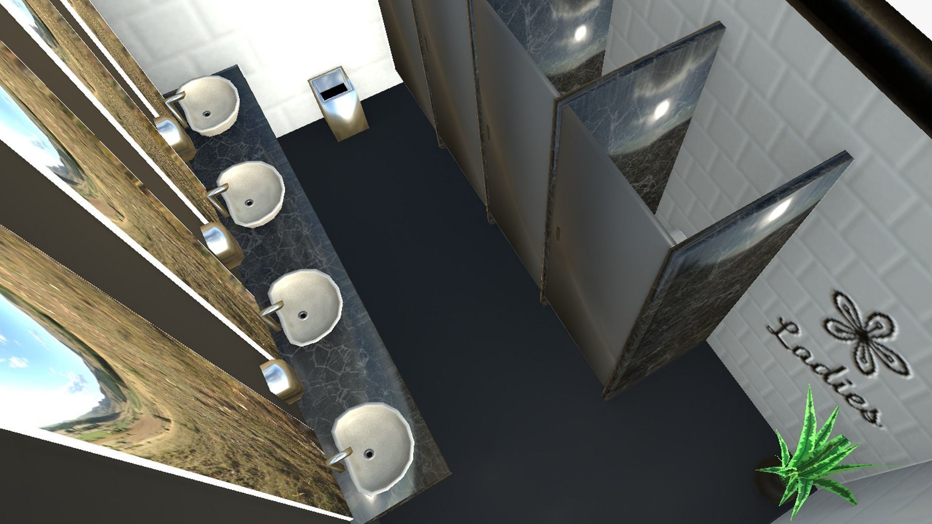 Night Club Complete - Interior Exterior Environment Design Low-poly 3D model_15