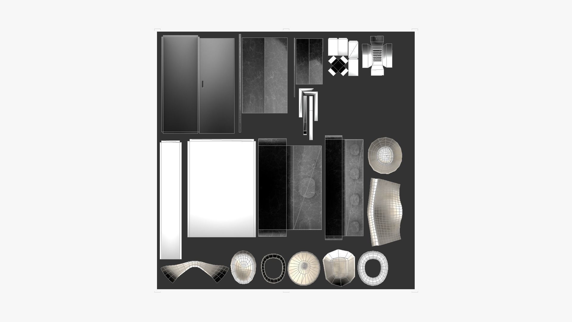 Night Club Complete - Interior Exterior Environment Design Low-poly 3D model_44