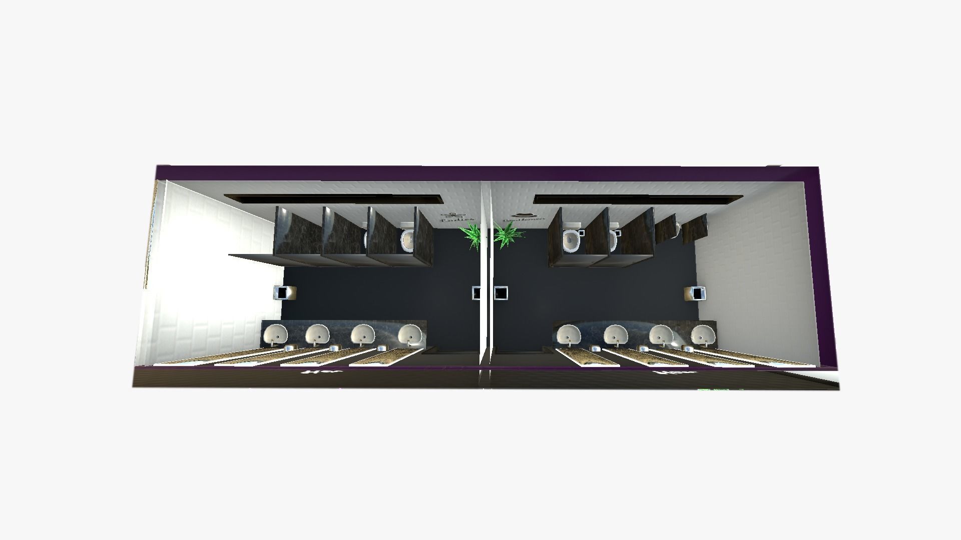 Night Club Complete - Interior Exterior Environment Design Low-poly 3D model_27