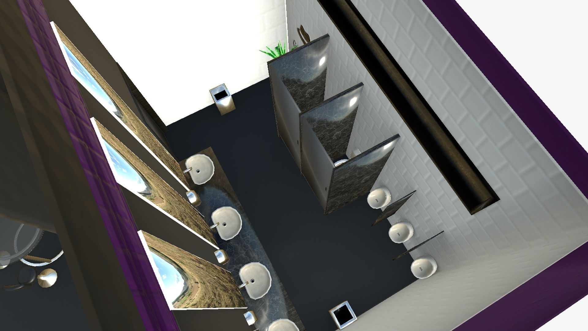 Night Club Complete - Interior Exterior Environment Design Low-poly 3D model_16