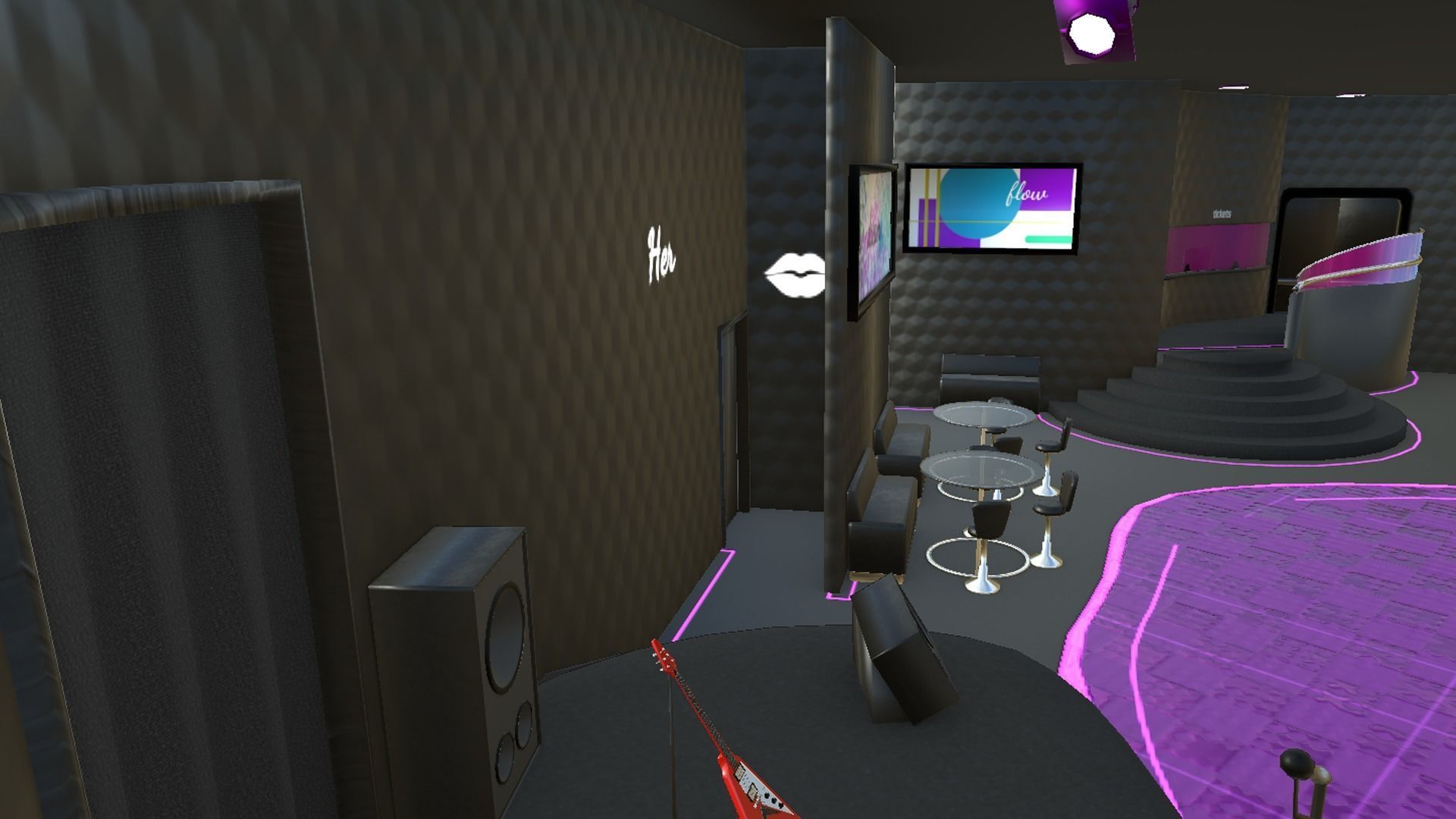 Night Club Complete - Interior Exterior Environment Design Low-poly 3D model_11