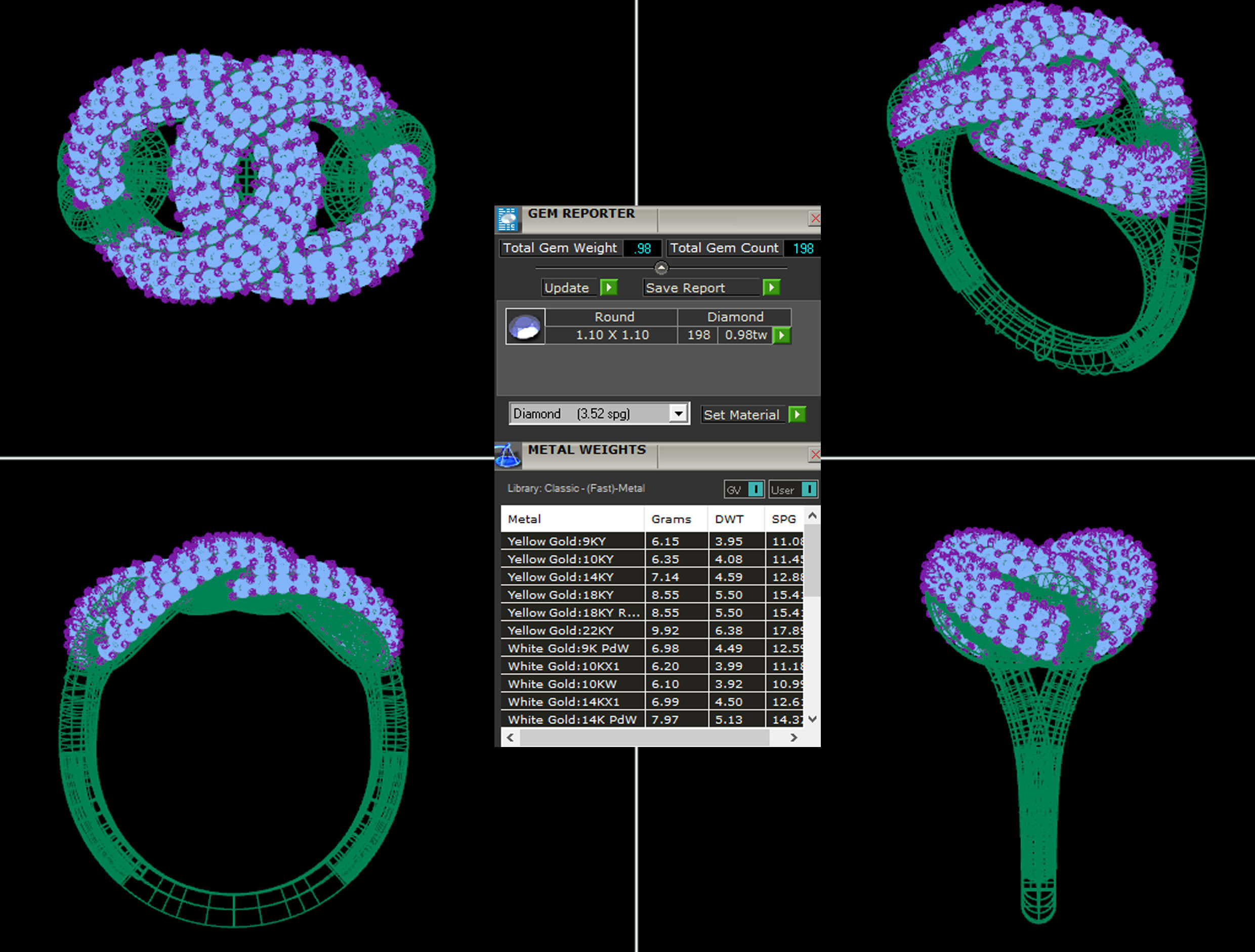  CUBAN CHAIN RING MIAMI RING 3dmodel 3D print model 3D print model_4