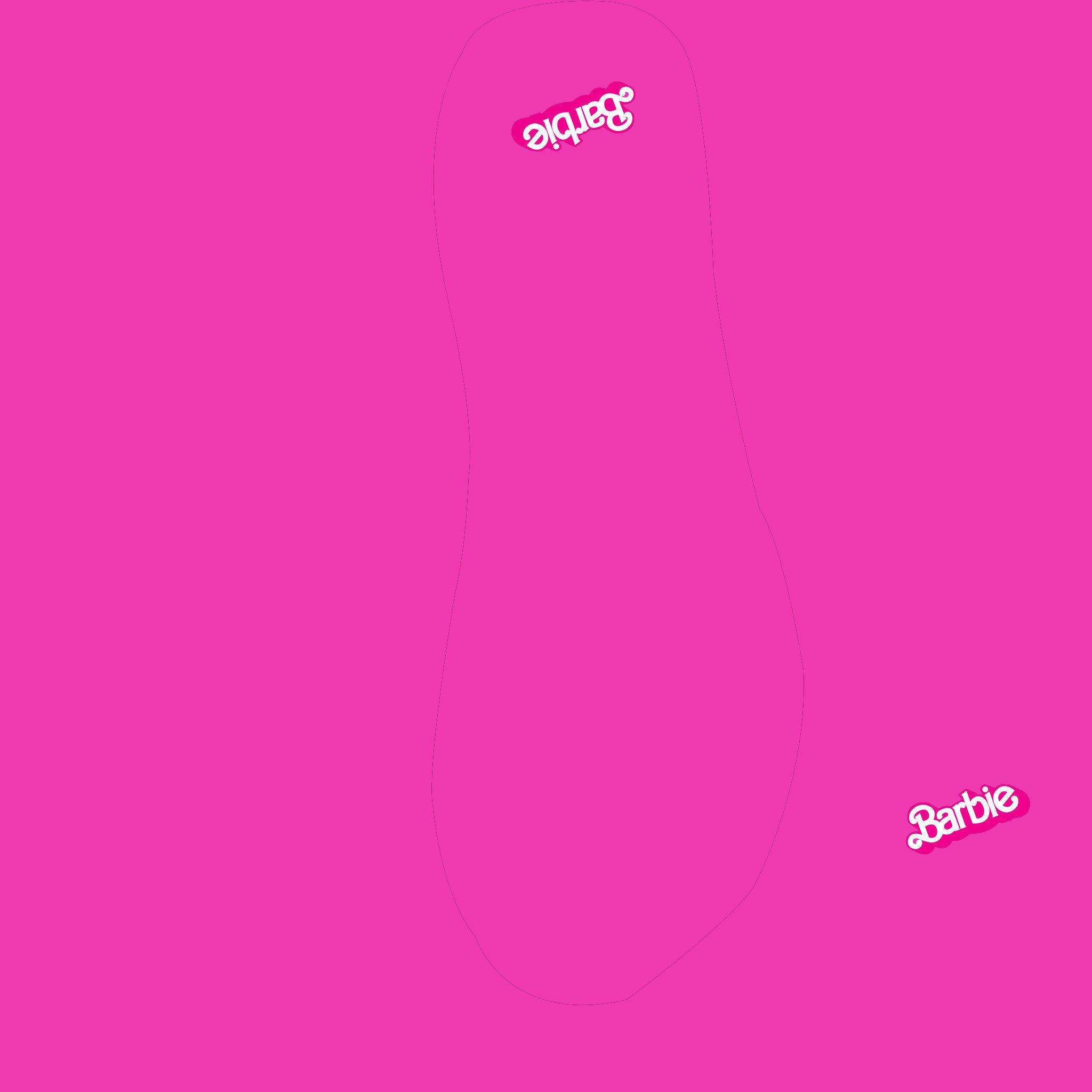 BARBIE 3D FLIP-FLOPS - PINK Low-poly 3D model_13