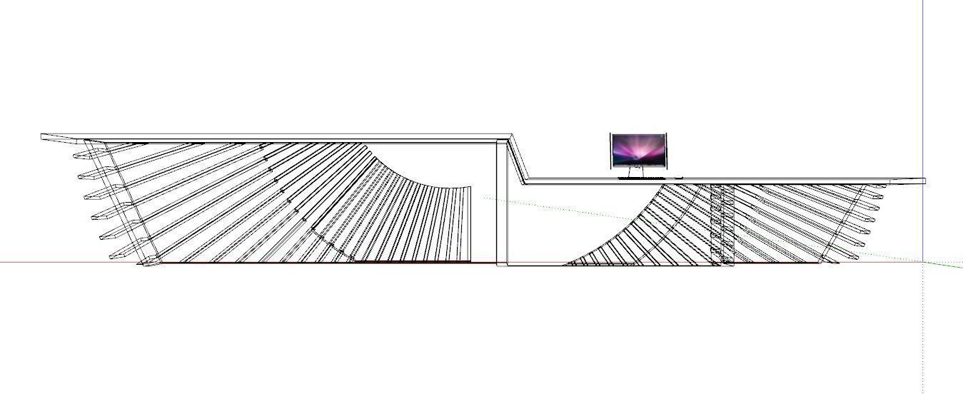 Reception Desk 3D model_14