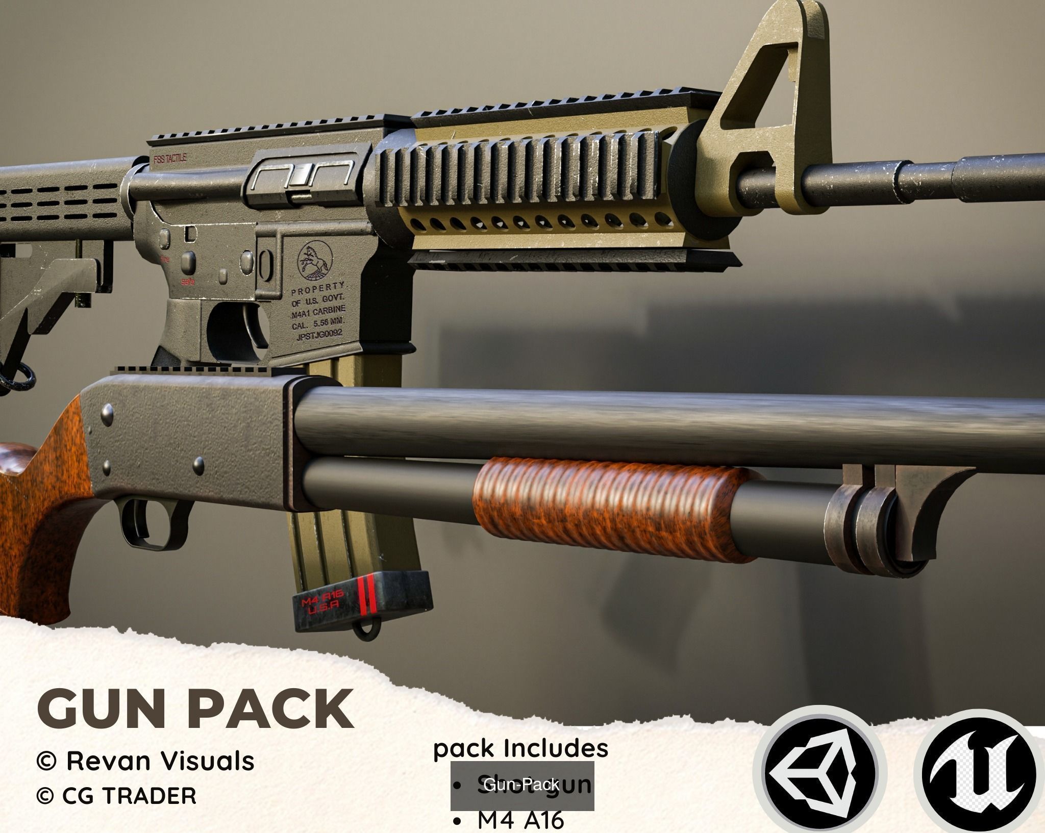 Wepon Pack  3D Model Collection_2