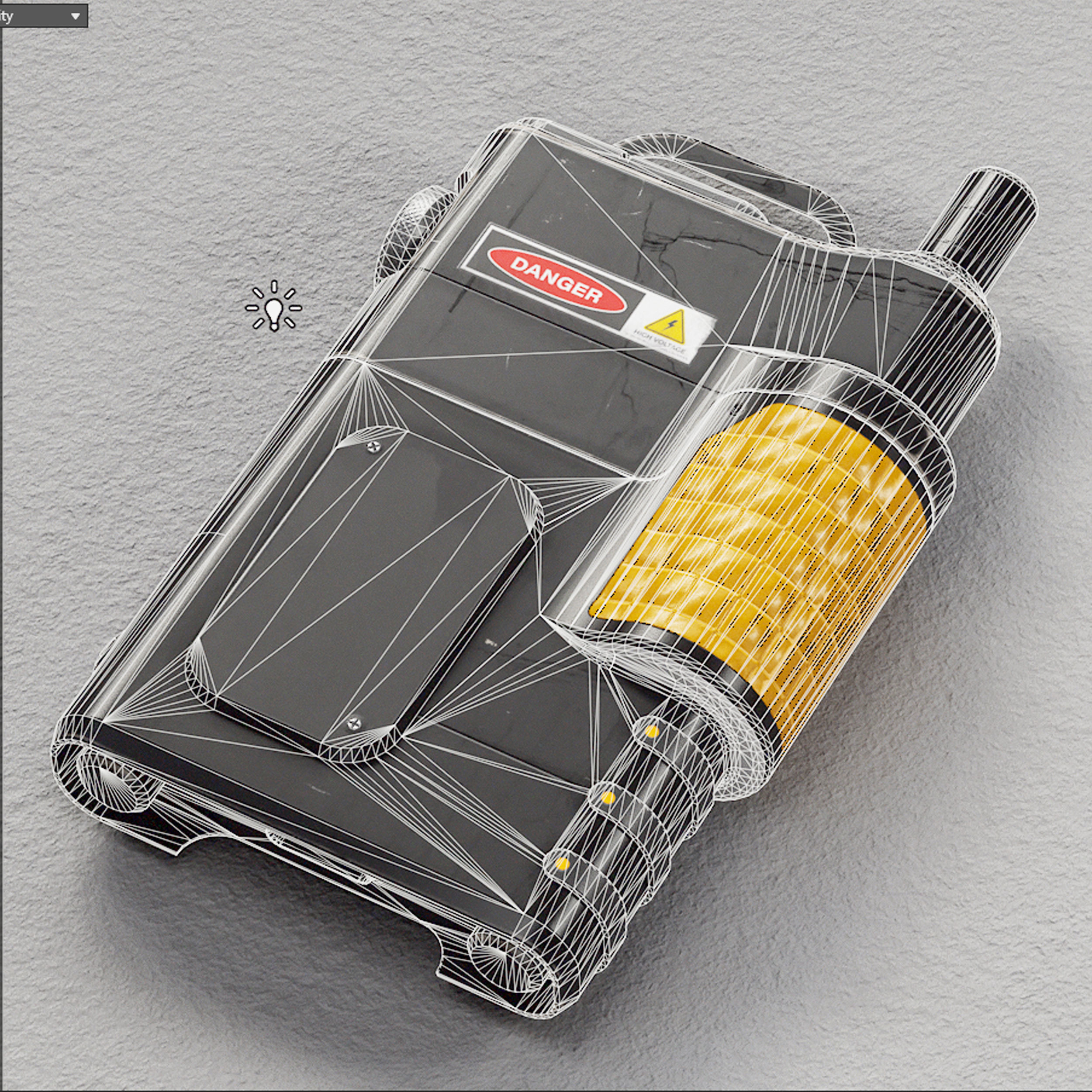 Sc-fi Controller V21 PBR Low-poly 3D model_19