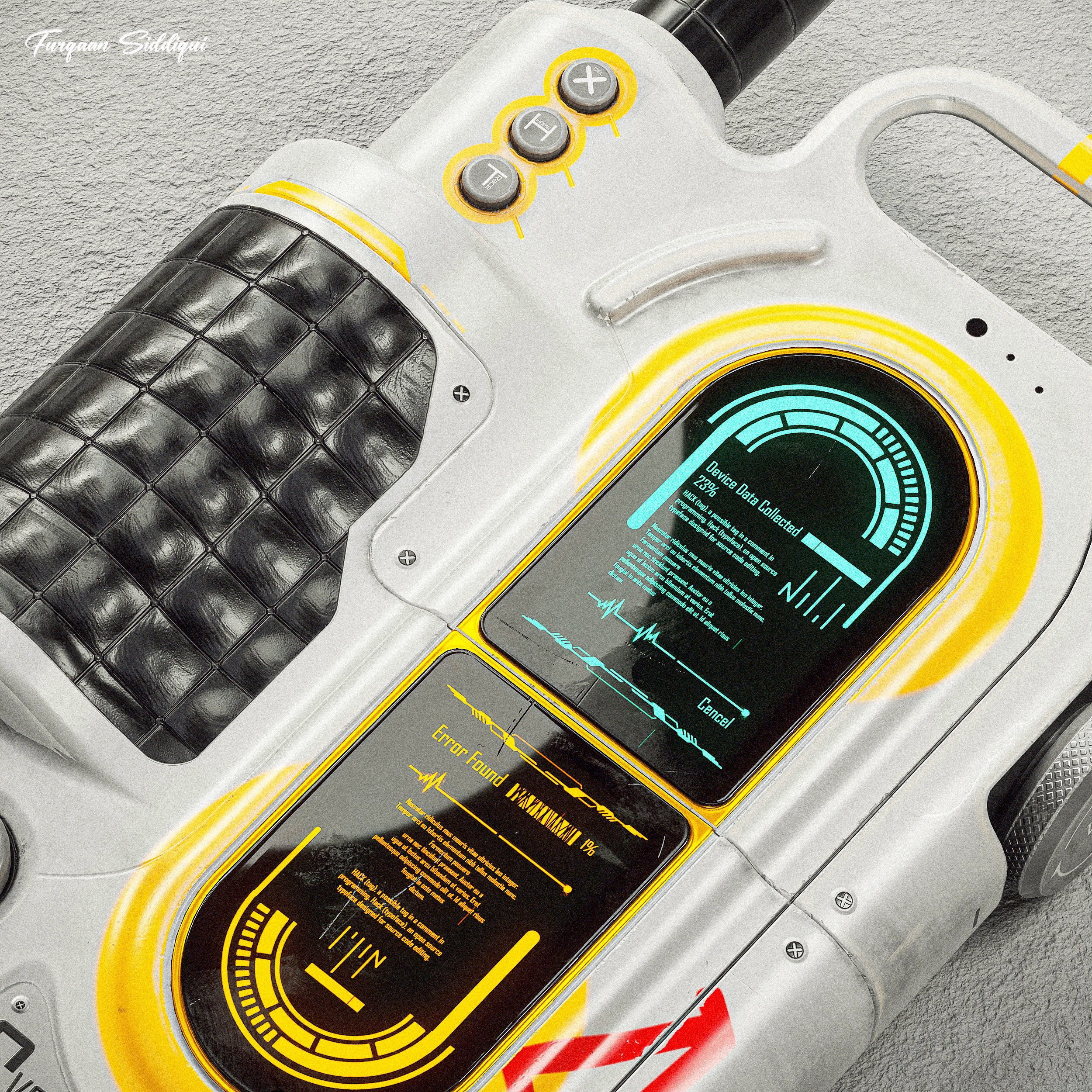 Sc-fi Controller V21 PBR Low-poly 3D model_2