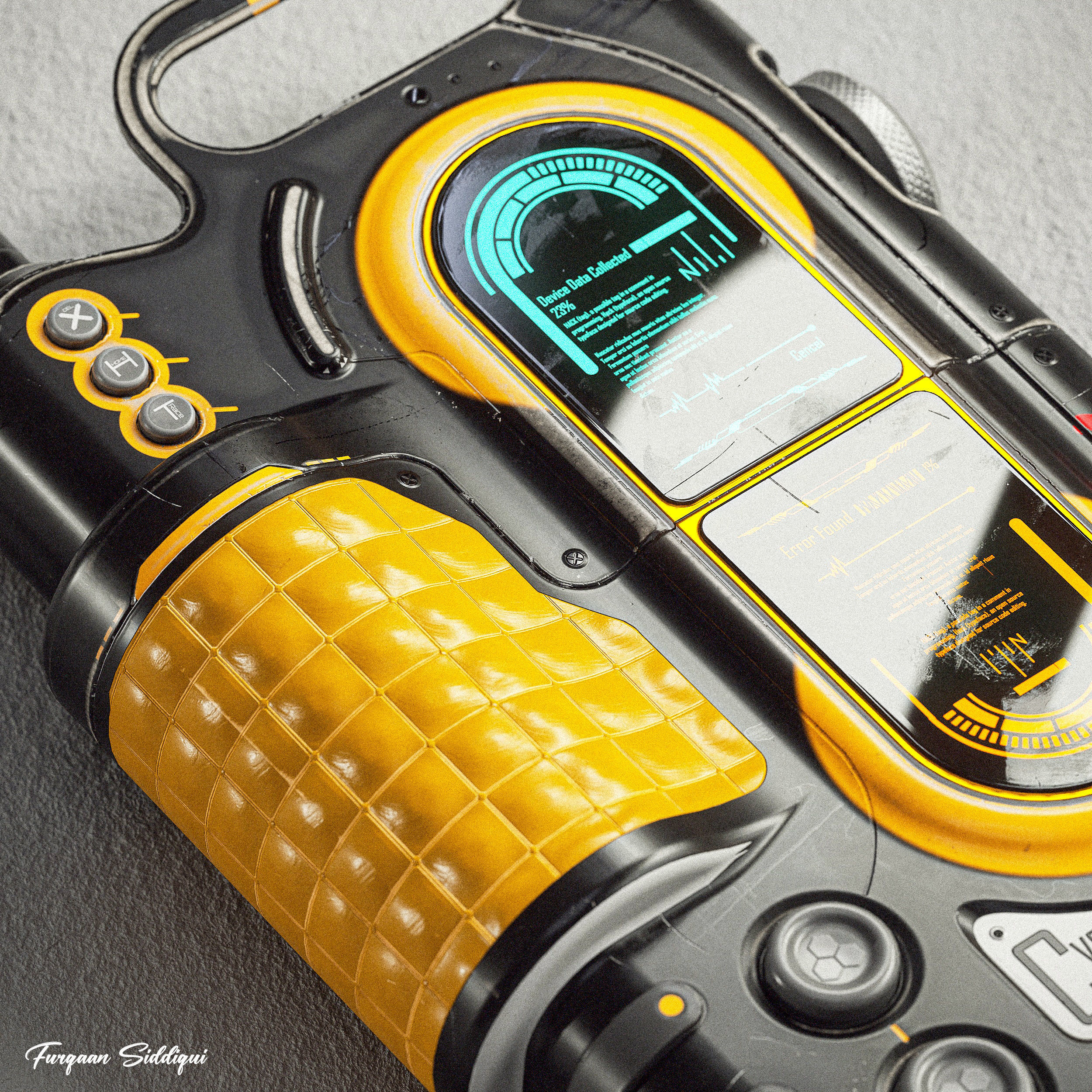 Sc-fi Controller V21 PBR Low-poly 3D model_4