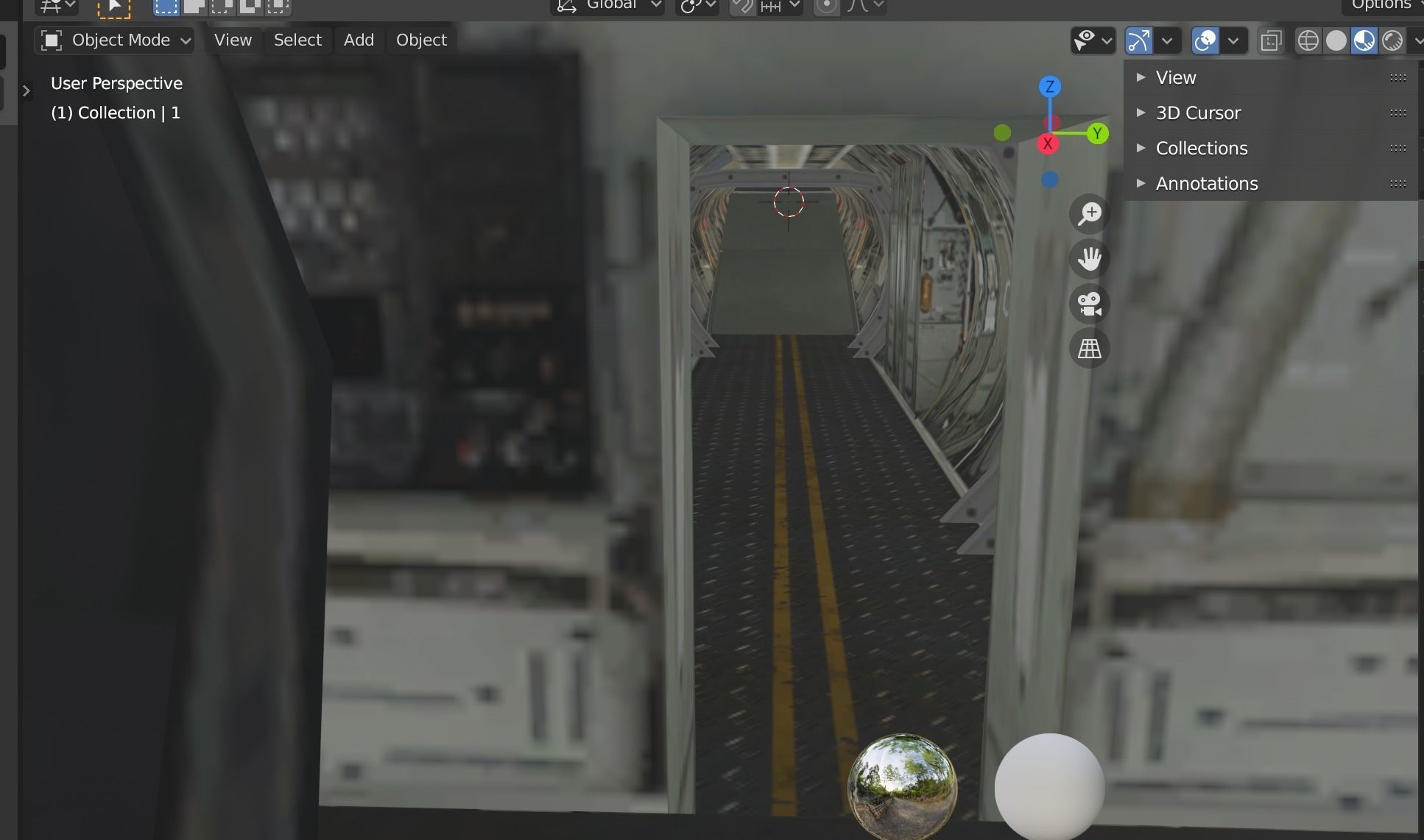 air c130 Low-poly 3D model_13