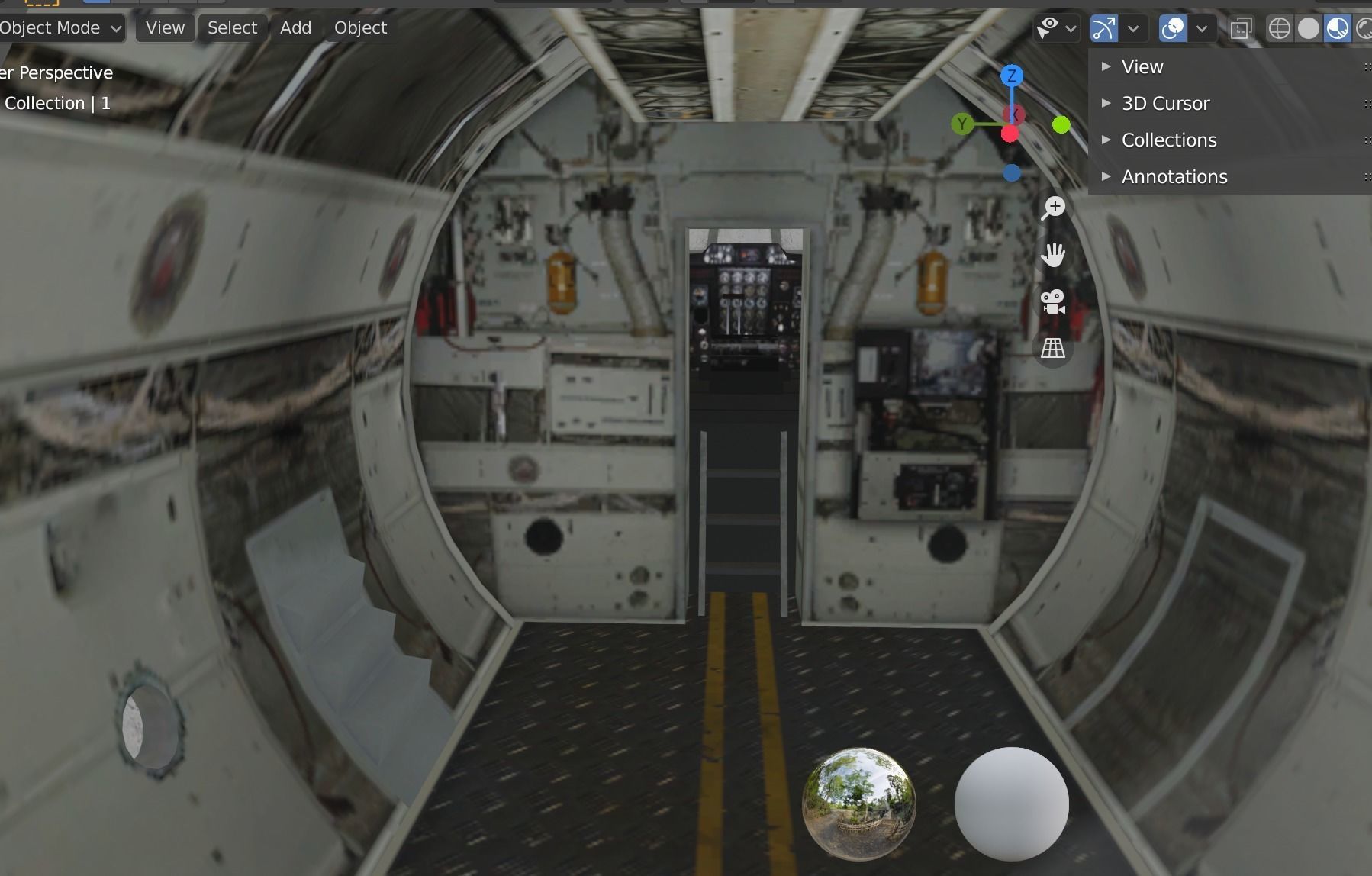 air c130 Low-poly 3D model_11