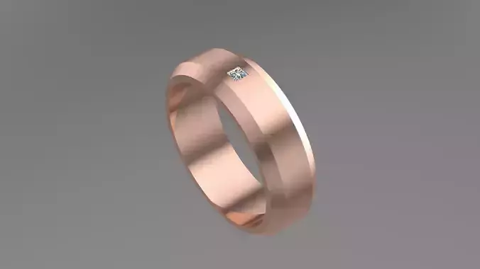 Diamond  RING 3dmodel 3D print model