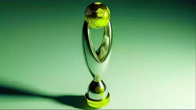 champion league afrique Trophy 3D model