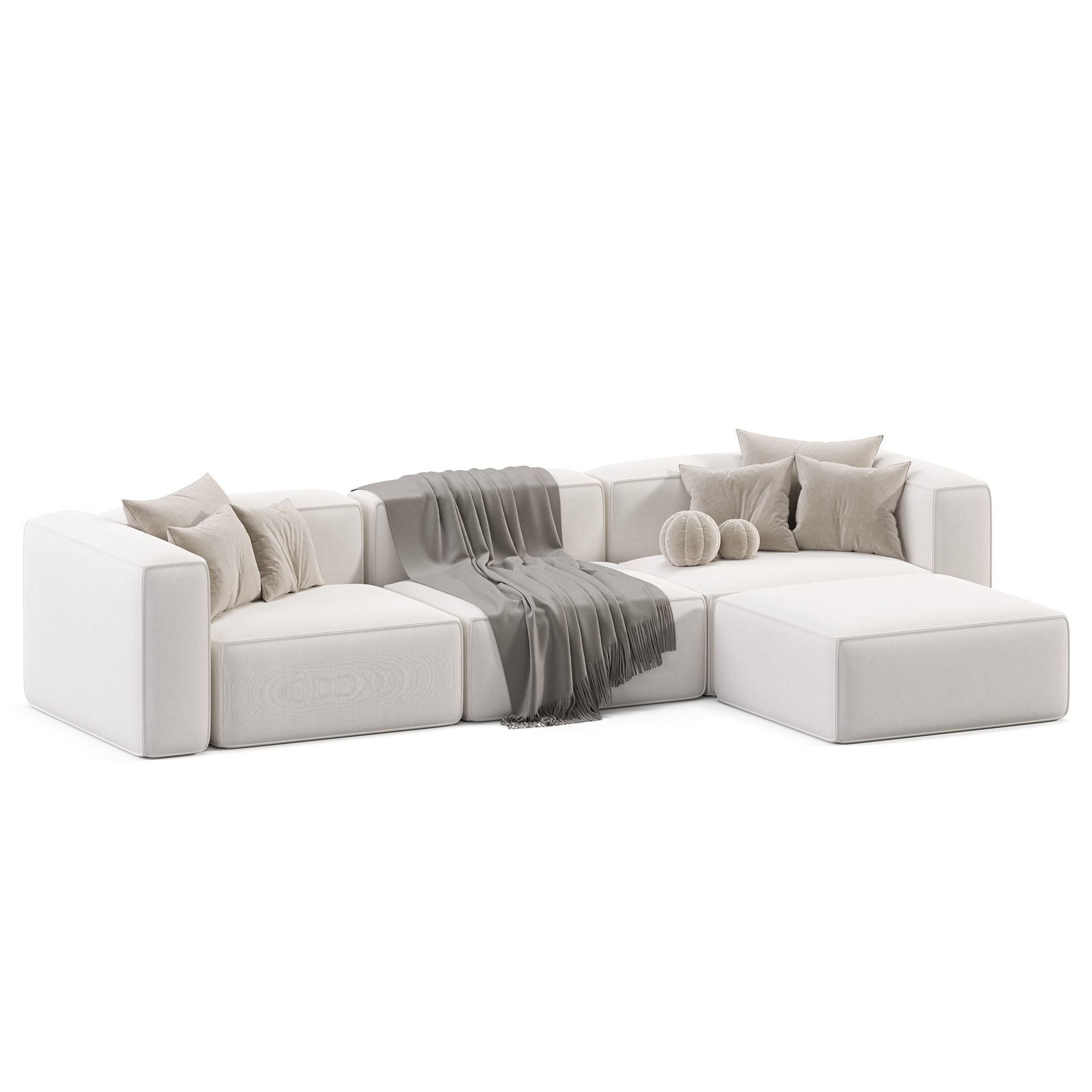 Sofa Modulowa By Westwing 3D model_5