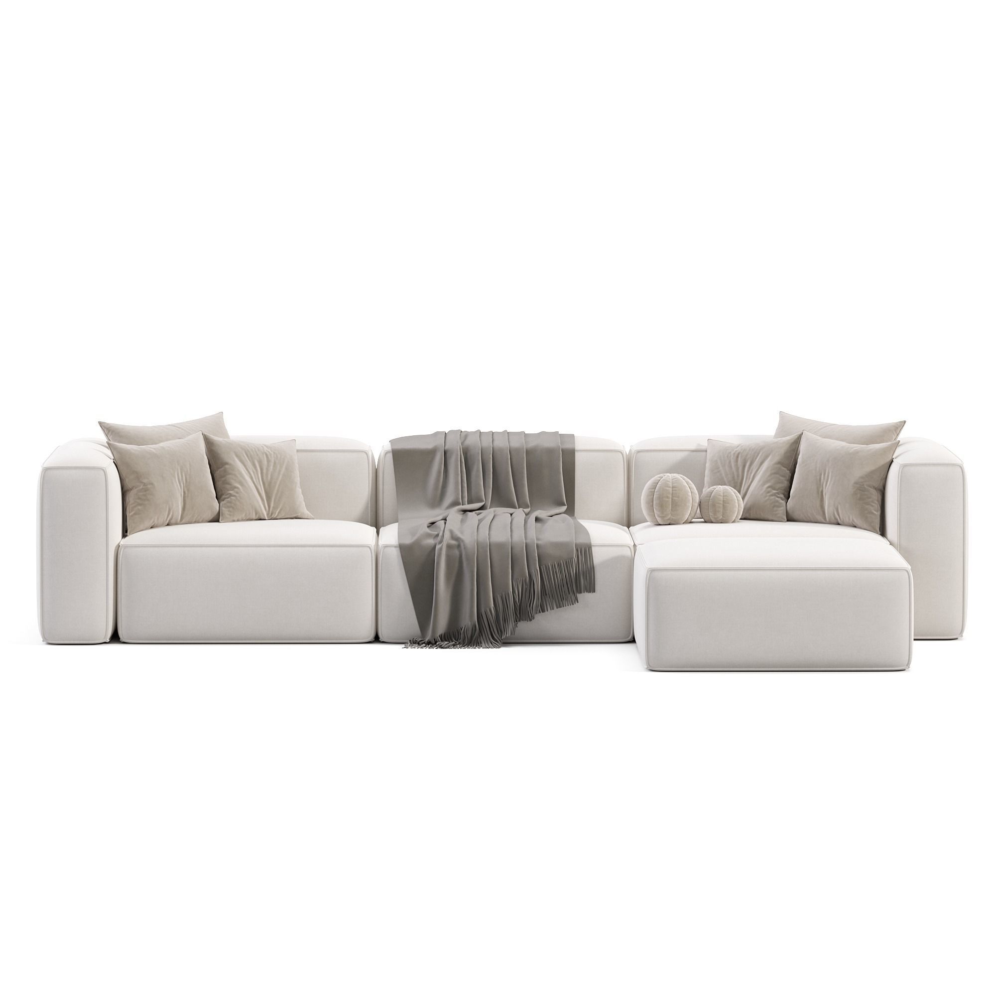 Sofa Modulowa By Westwing 3D model_6