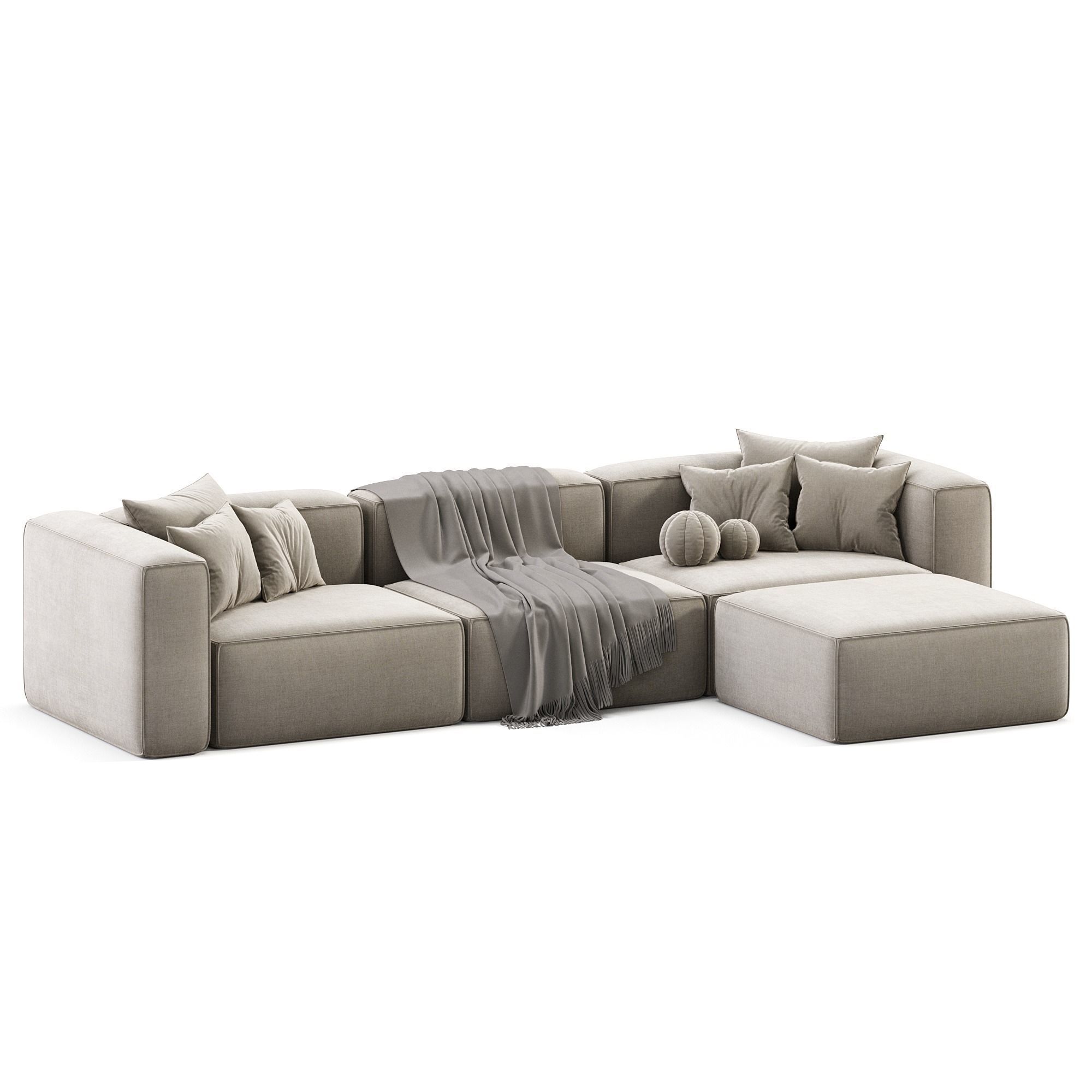 Sofa Modulowa By Westwing 3D model_8
