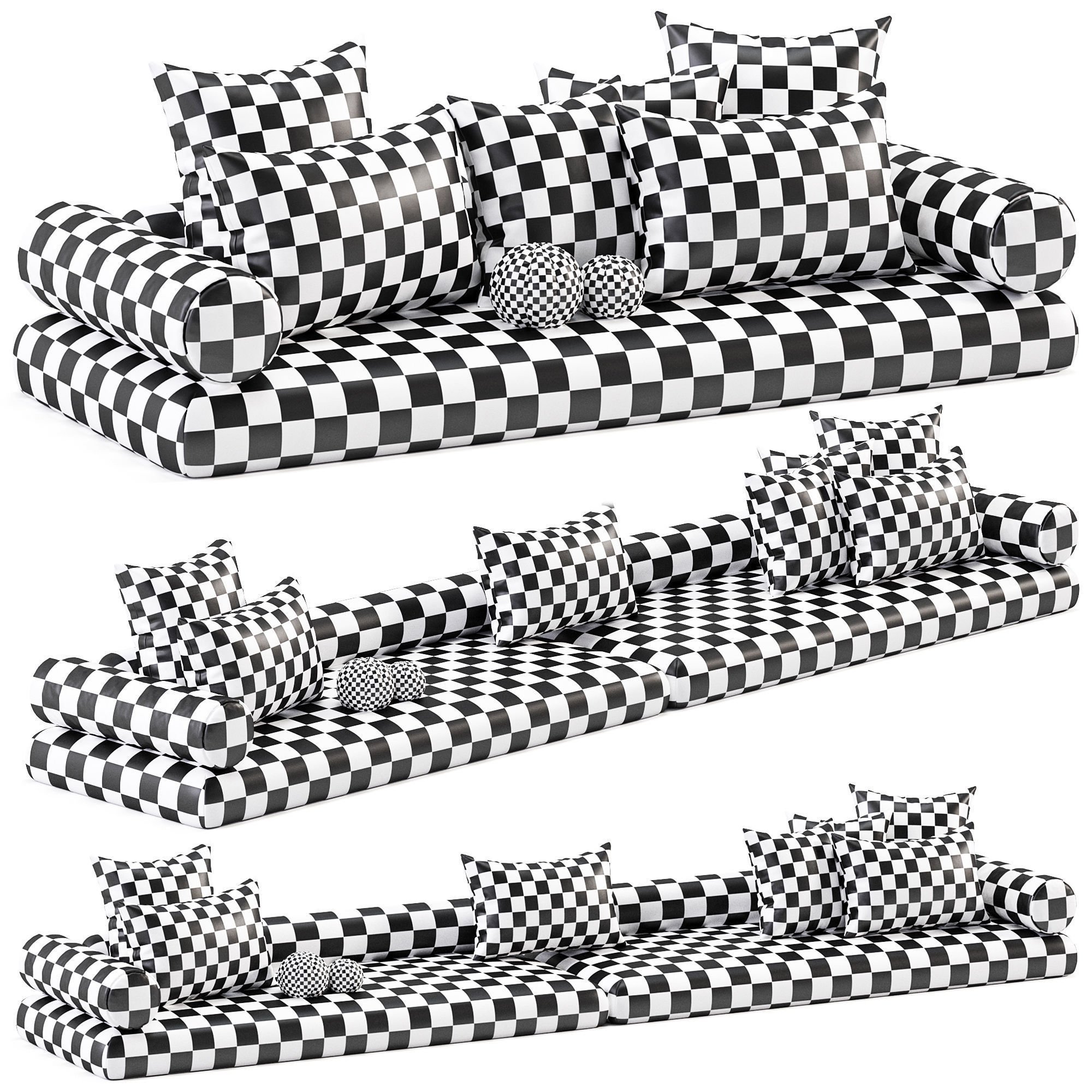 Window Set 02 3D model_4