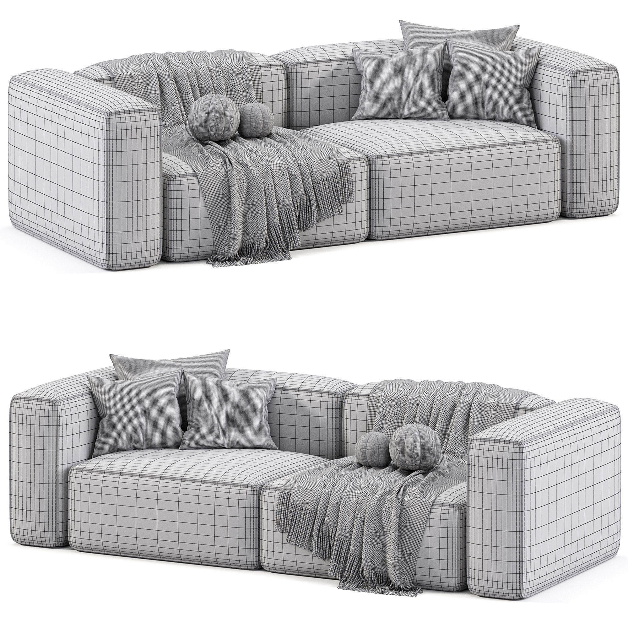 Sofa modulowa Lennon 3D model_4