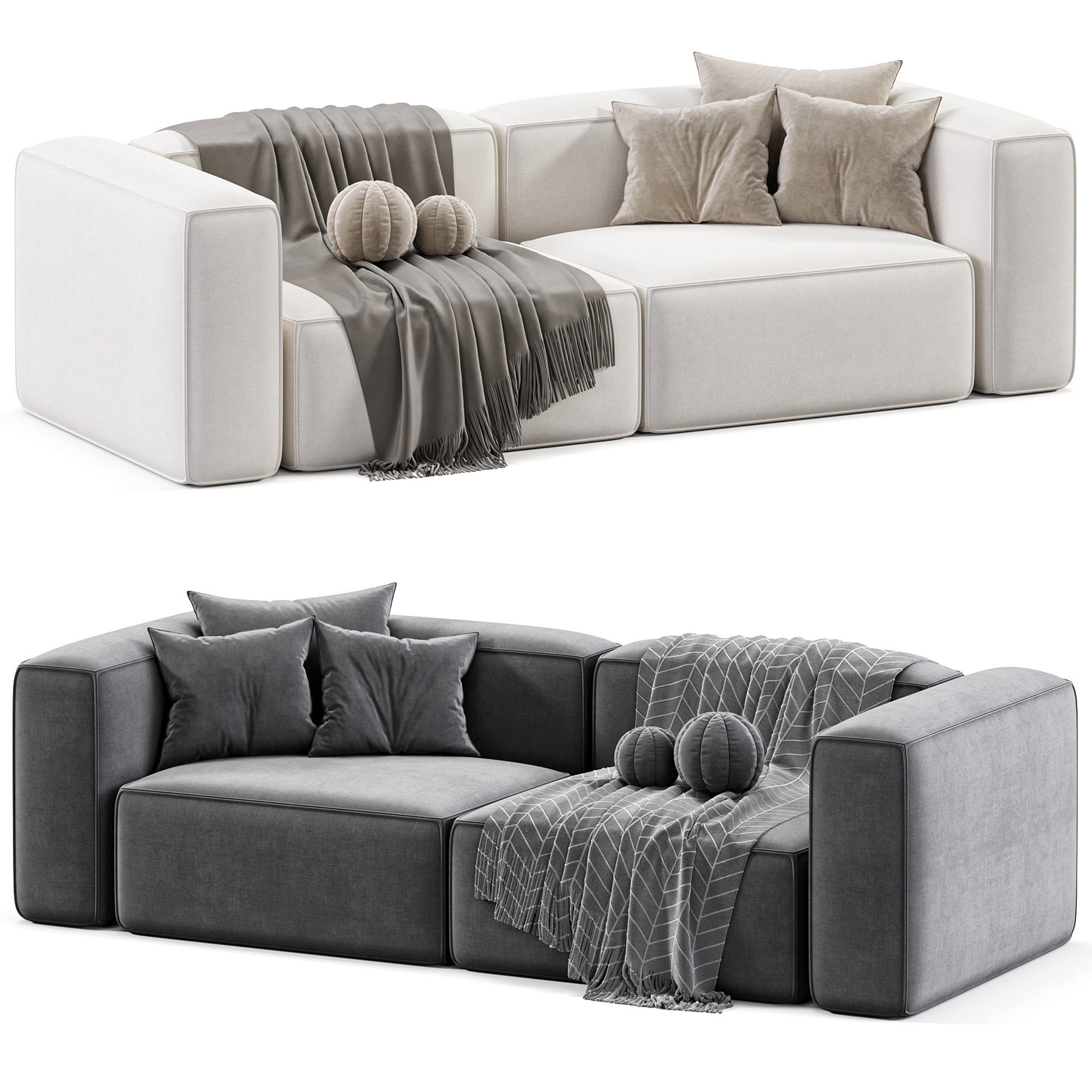 Sofa modulowa Lennon 3D model_2