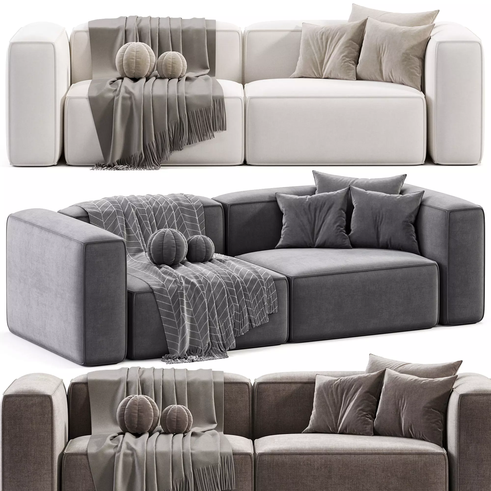 Sofa modulowa Lennon 3D model_0