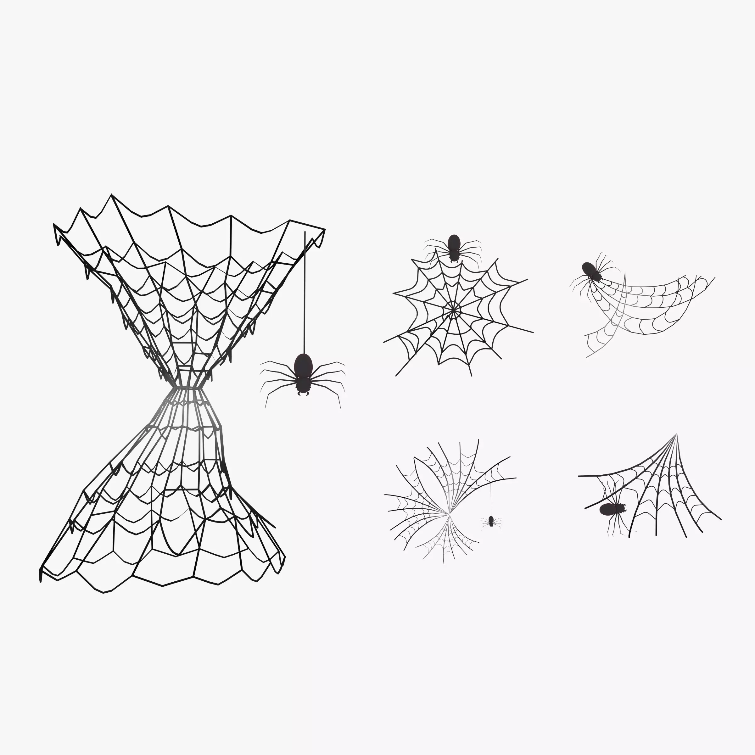Spider Web 3D model
