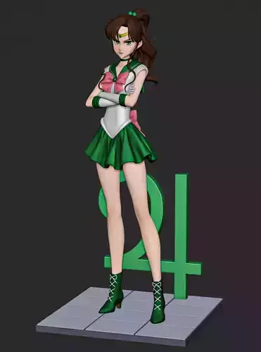 Sailor Jupiter - Sailor Moon 3D print model