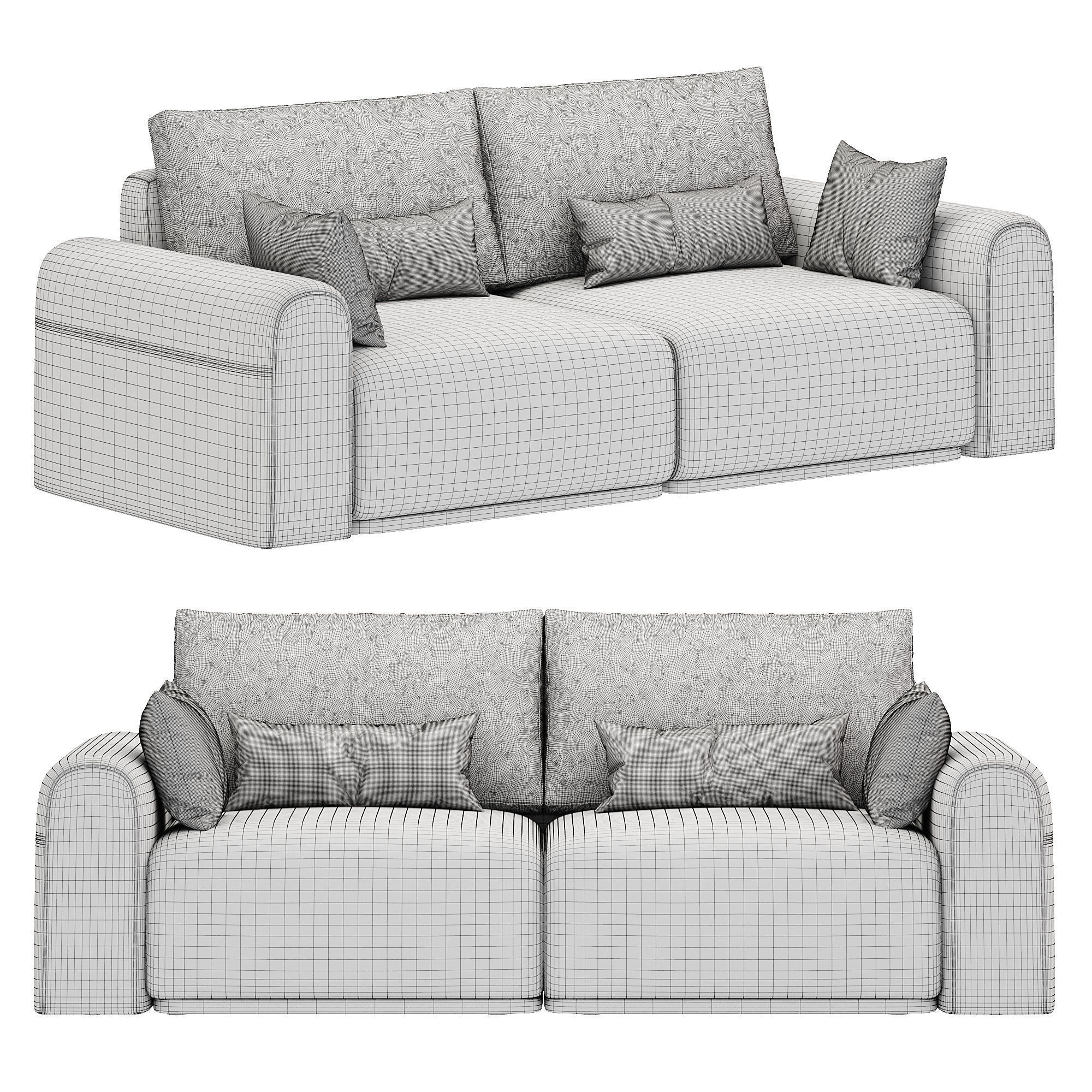 SOFA PRYAMYE GRAIL 3D model_6