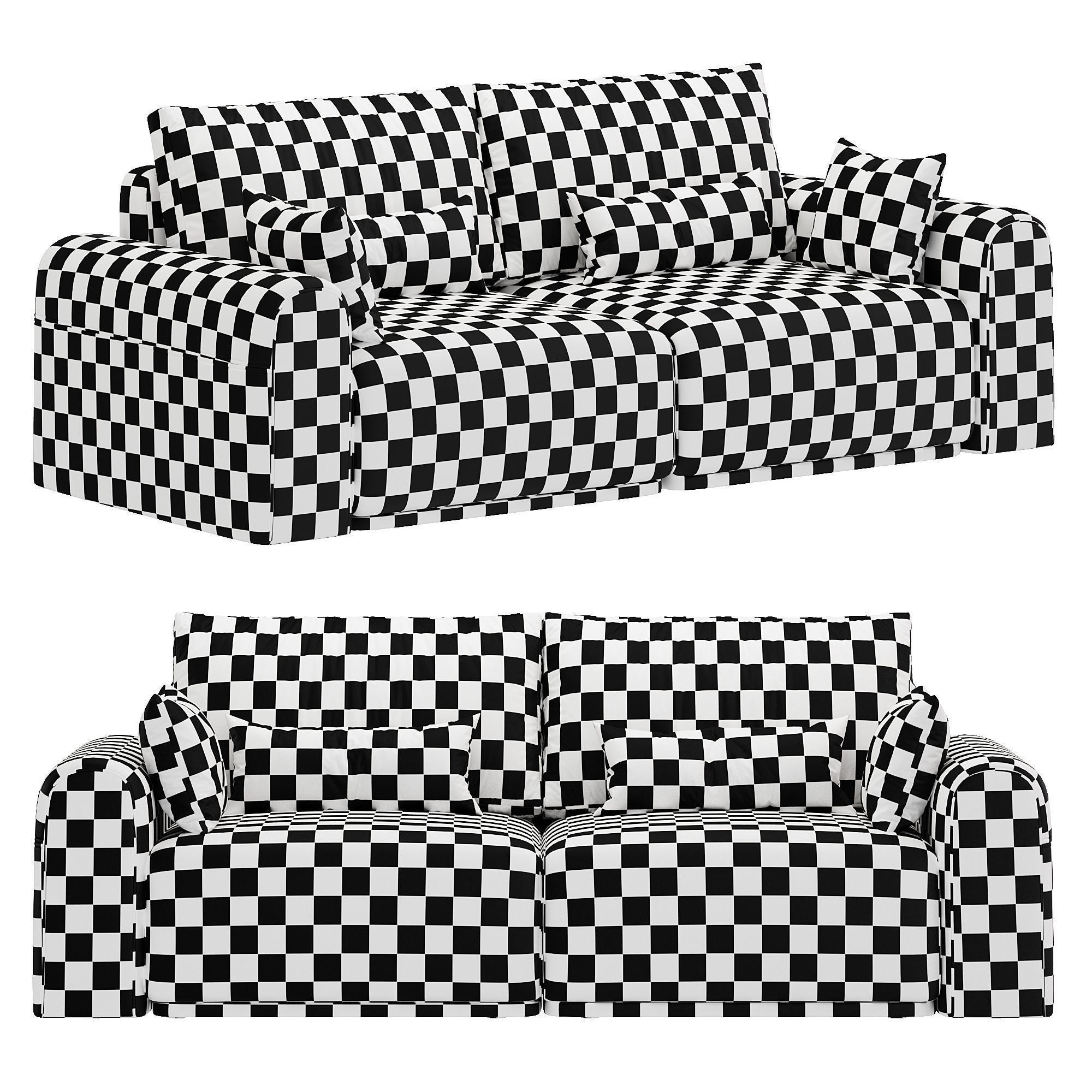 SOFA PRYAMYE GRAIL 3D model_5