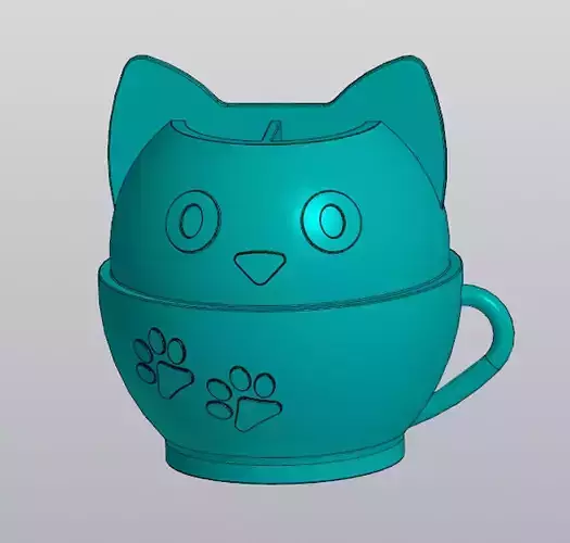 Cat in a cup Organizer