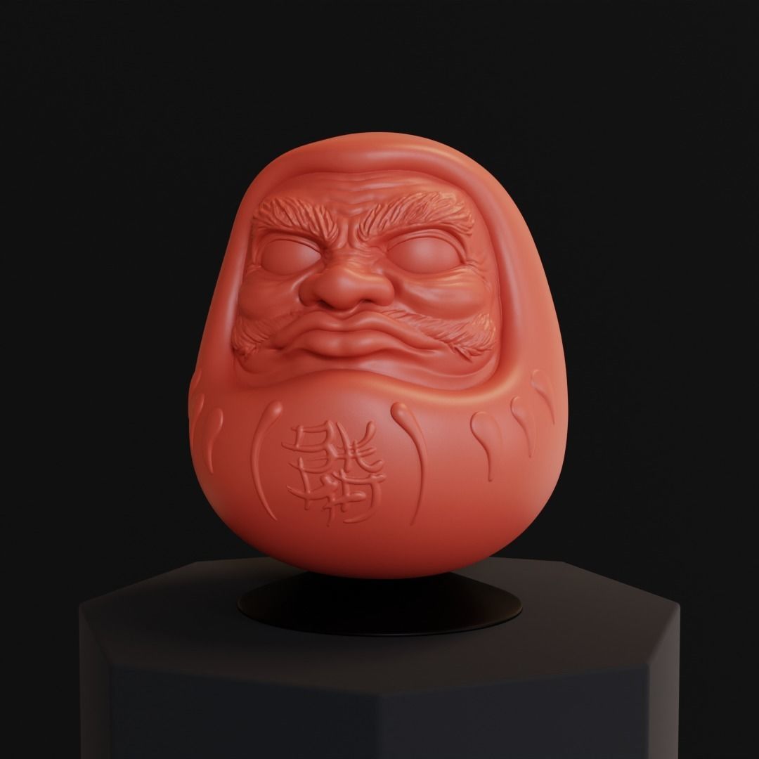 Daruma Doll for 3D printing 3D print model_5