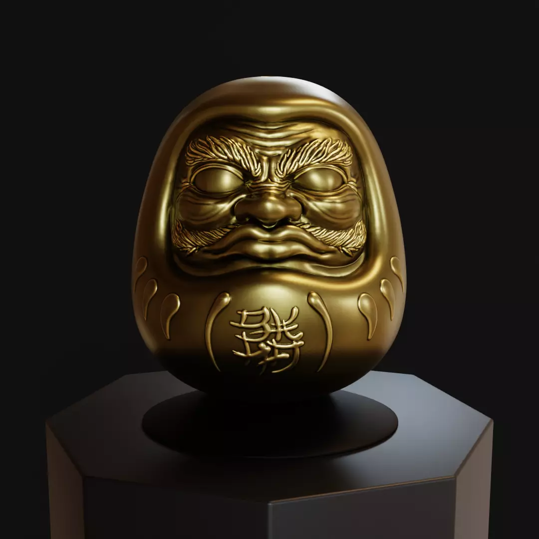 Daruma Doll for 3D printing 3D print model_0