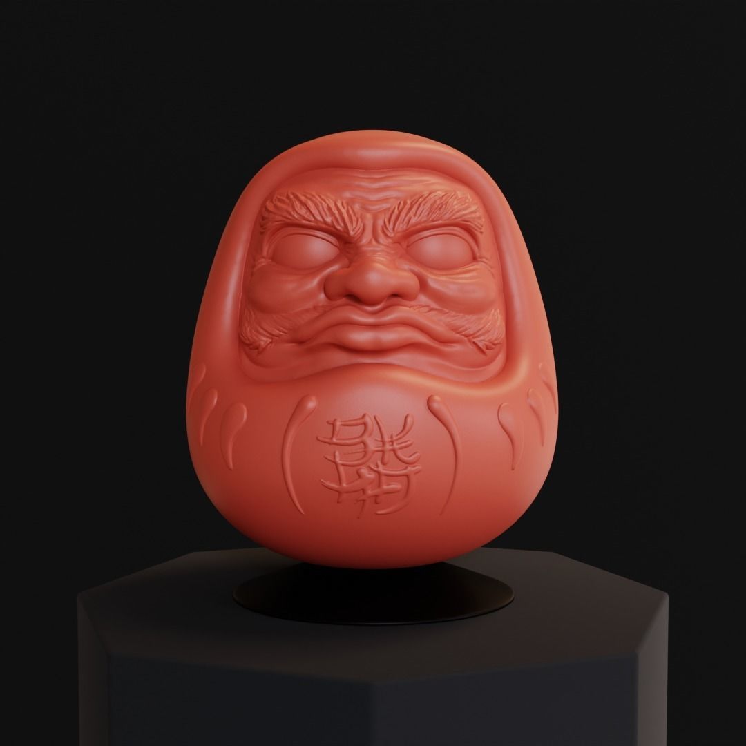 Daruma Doll for 3D printing 3D print model_2