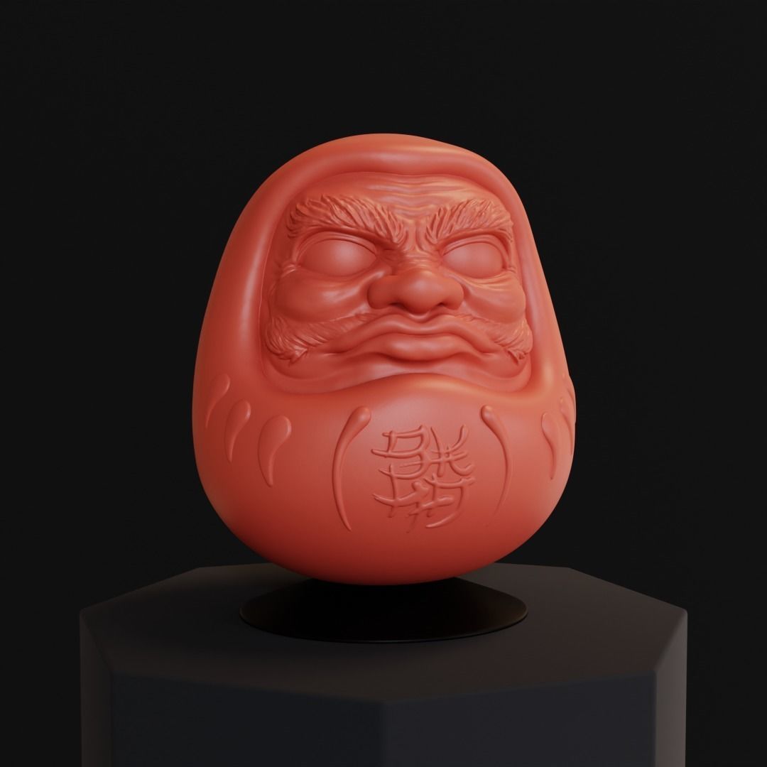 Daruma Doll for 3D printing 3D print model_4