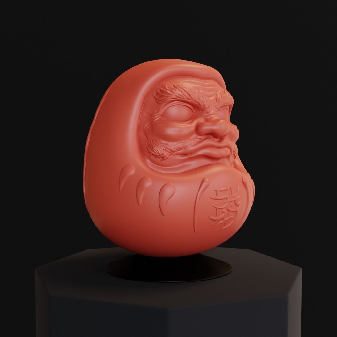 Daruma Doll for 3D printing 3D print model_6
